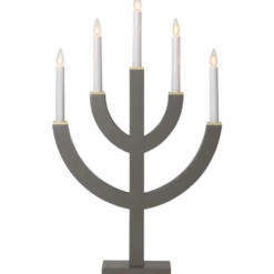 Adventsljusstake Star Trading Anno, LED, mullvad, 35x59 cm