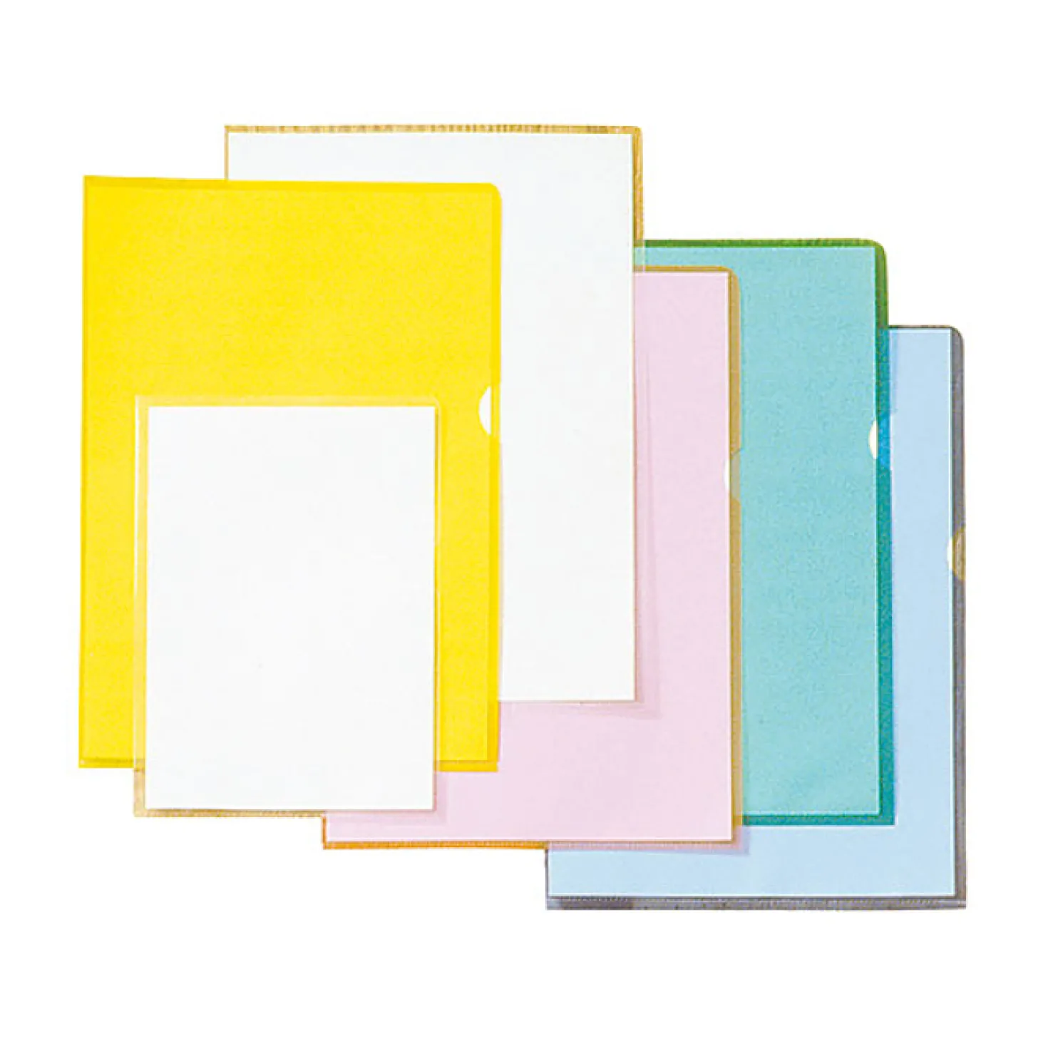 Aktmapp Bantex PP A4, grön, reflexfri, kopiesäker, 100 st