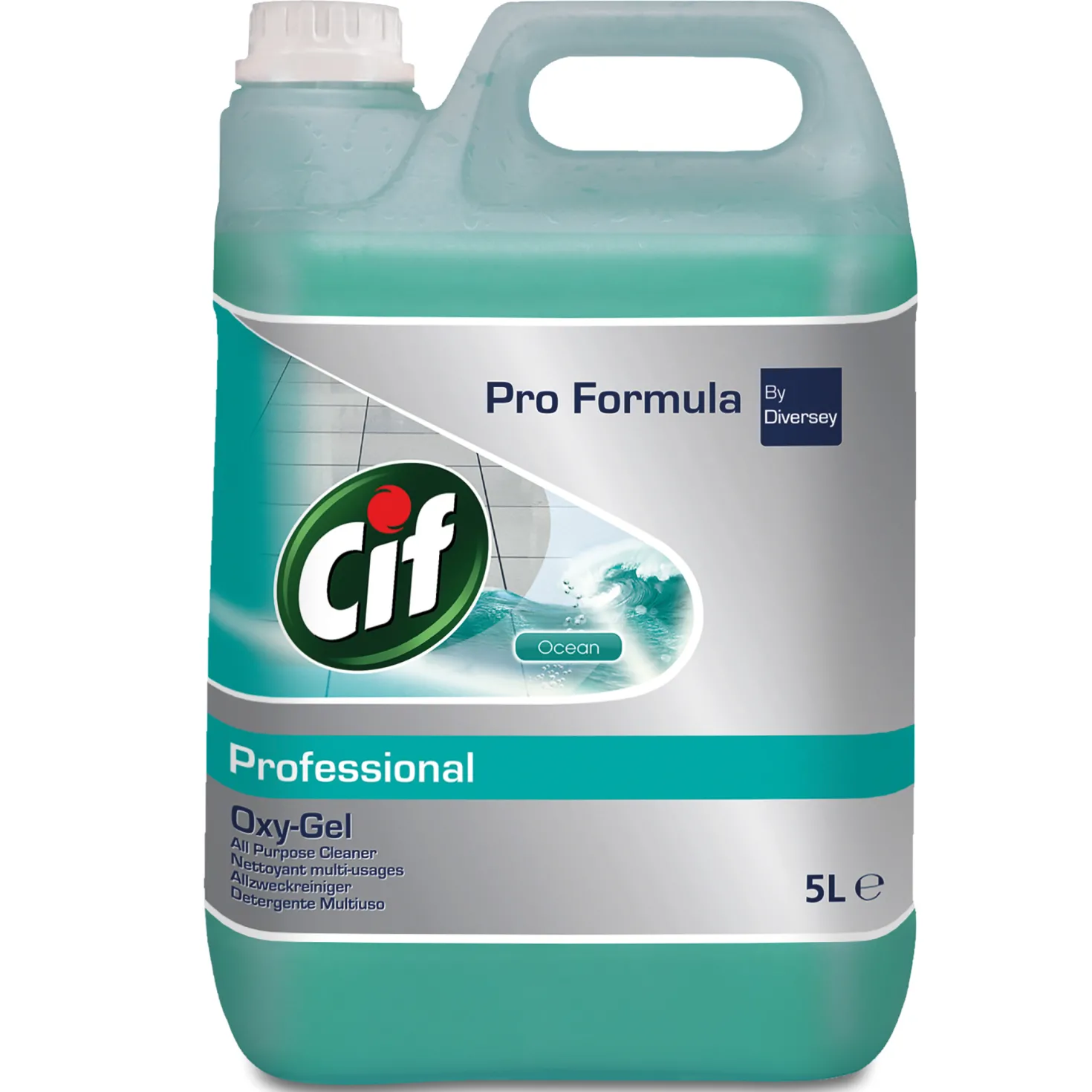 Allrengöringsmedel Cif Professional Oxy-Gel, aktiv syrgas, 5L