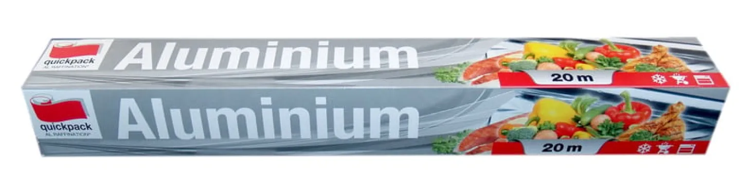 Aluminiumfolie Quickpack med avrivningskant, 30 cm x 20 m