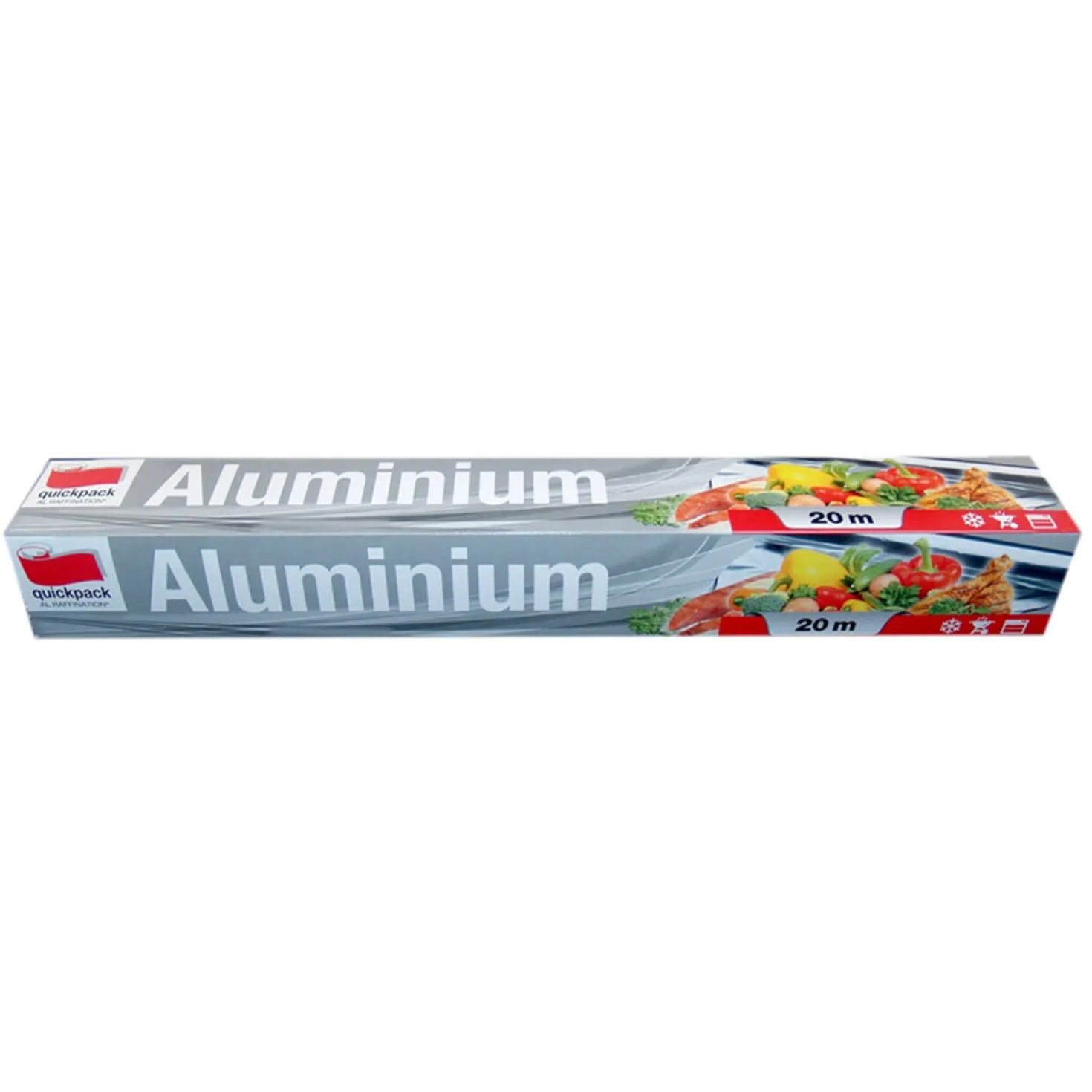 Aluminiumfolie Quickpack med avrivningskant, 30 cm x 20 m