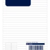 Anteckningsblad Filofax Personal Refill, linjerade, vita, antibakteriella