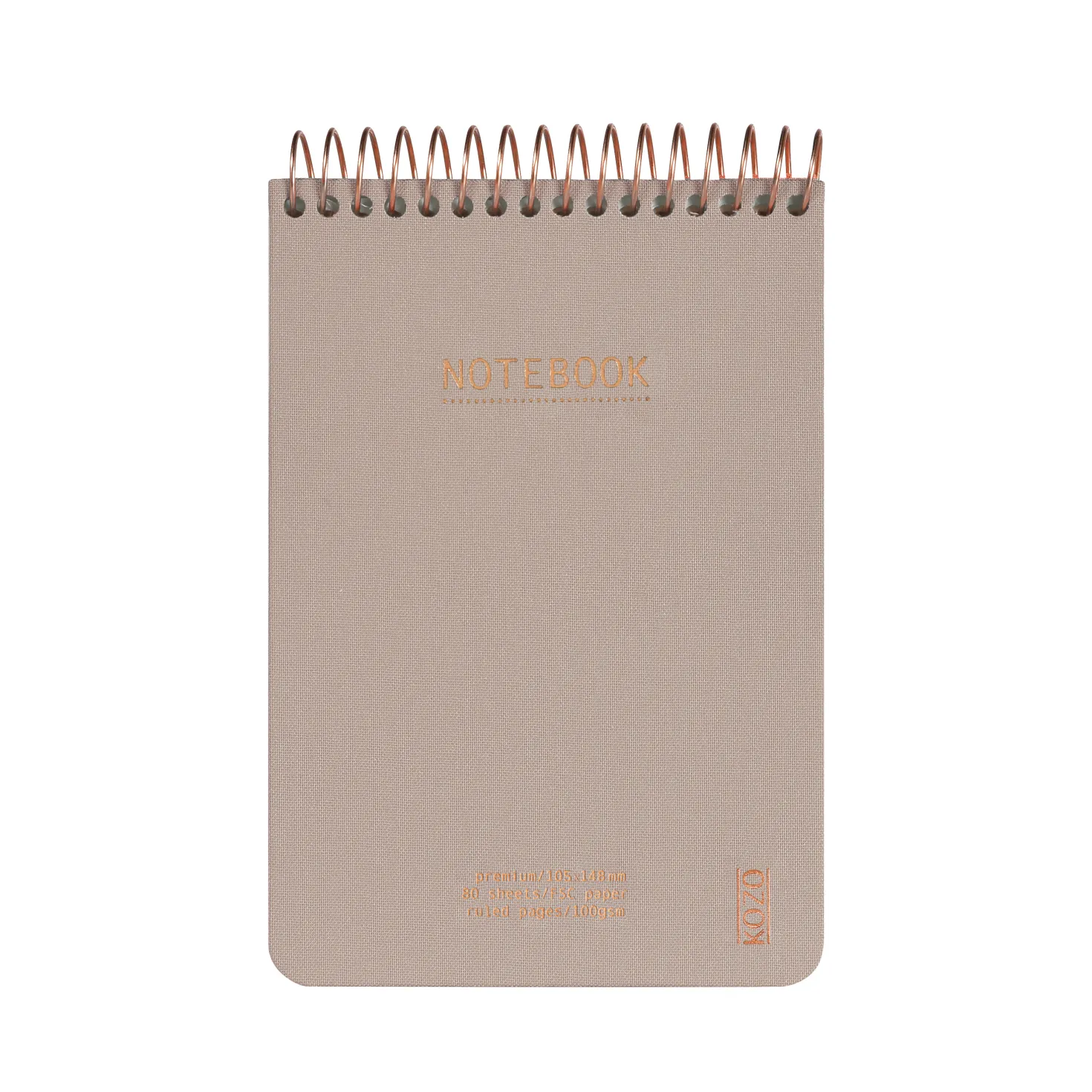 Anteckningsblock Kozo Premium A6, sand