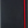 Anteckningsblock Oxford Black n' Red Soft A5, linjerat, 72 sidor
