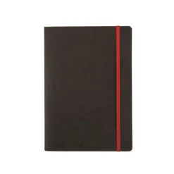 Anteckningsblock Oxford Black n' Red Soft A5, linjerat, 72 sidor