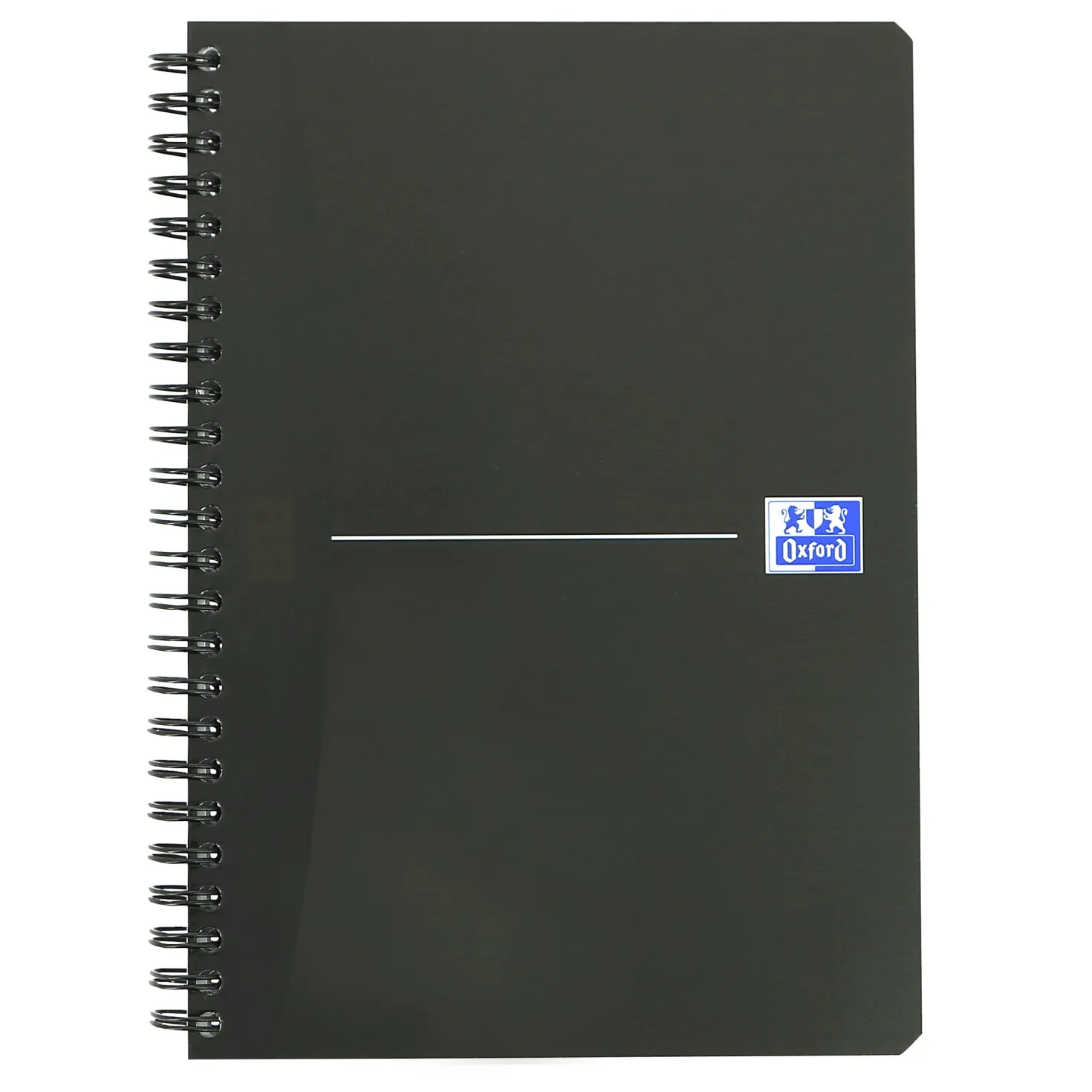 Anteckningsblock Oxford Smart Black A5, linjerat, 90 blad, svart