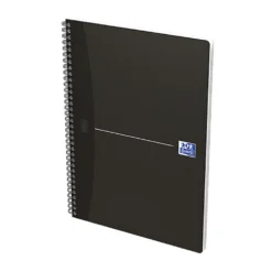 Anteckningsblock Oxford Smart Black A5, linjerat, 90 blad, svart