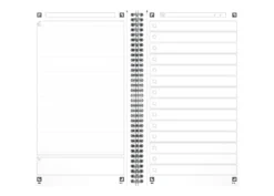 Anteckningsblock Oxford Task Manager, 141x246mm, 115 blad