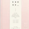 Anteckningsbok Burde A5 linjerad, rosa linnetextil, 240 sidor
