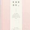 Anteckningsbok Burde A5 olinjerad, rosa linnetextil, 240 sidor