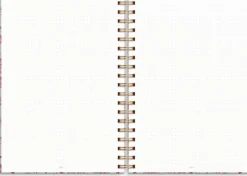 Anteckningsbok Burde DotNotes Spiralbunden, prickad, Blommor, 140 sidor