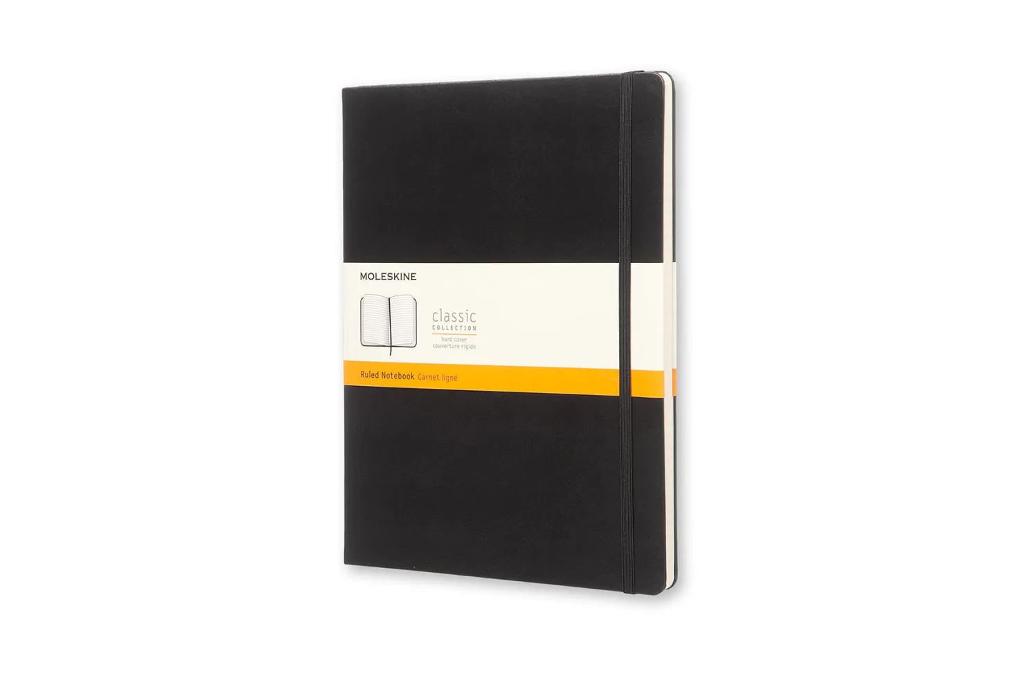 Anteckningsbok Moleskine Classic X-Large, linjerad, svart, 192 sidor