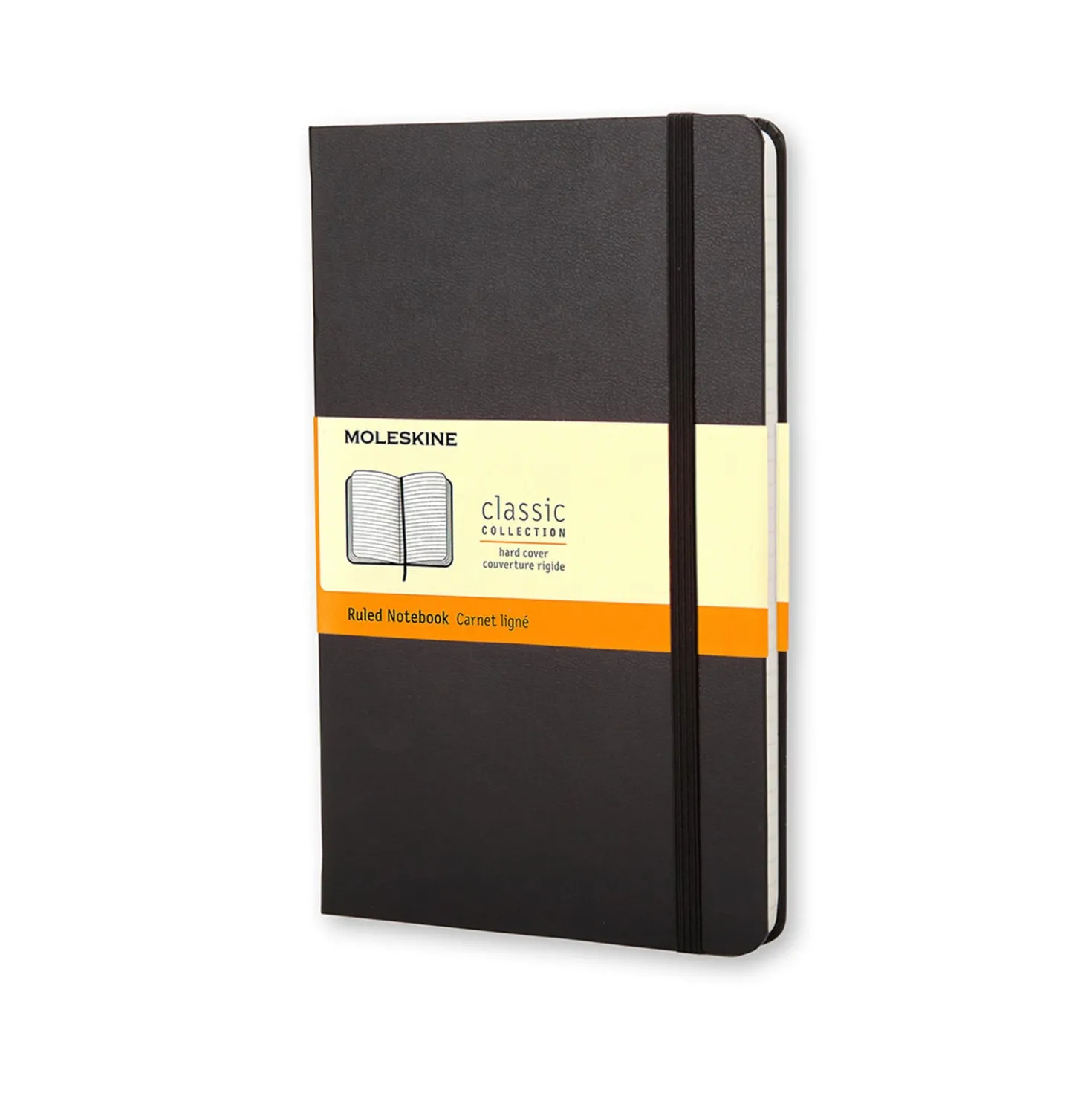 Anteckningsbok Moleskine Hard Large, linjerad, svart, 240 sidor