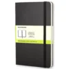 Anteckningsbok Moleskine Hard Pocket Olinjerad, svart, 9x14 cm