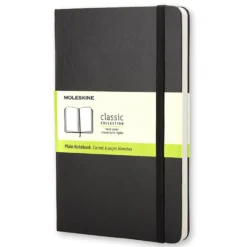 Anteckningsbok Moleskine Hard Pocket Olinjerad, svart, 9x14 cm