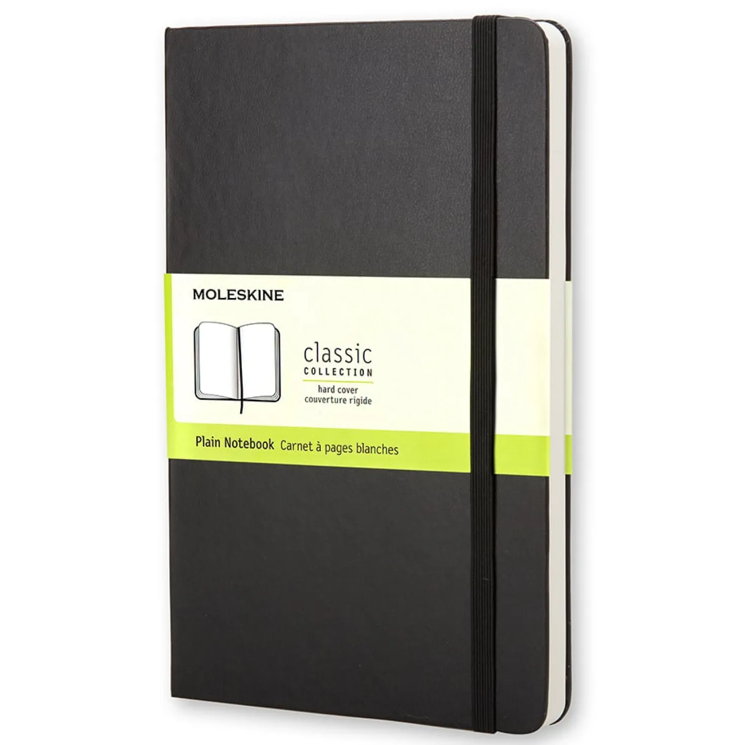Anteckningsbok Moleskine Hard Pocket Olinjerad, svart, 9x14 cm
