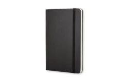 Anteckningsbok Moleskine Hard Pocket Olinjerad, svart, 9x14 cm