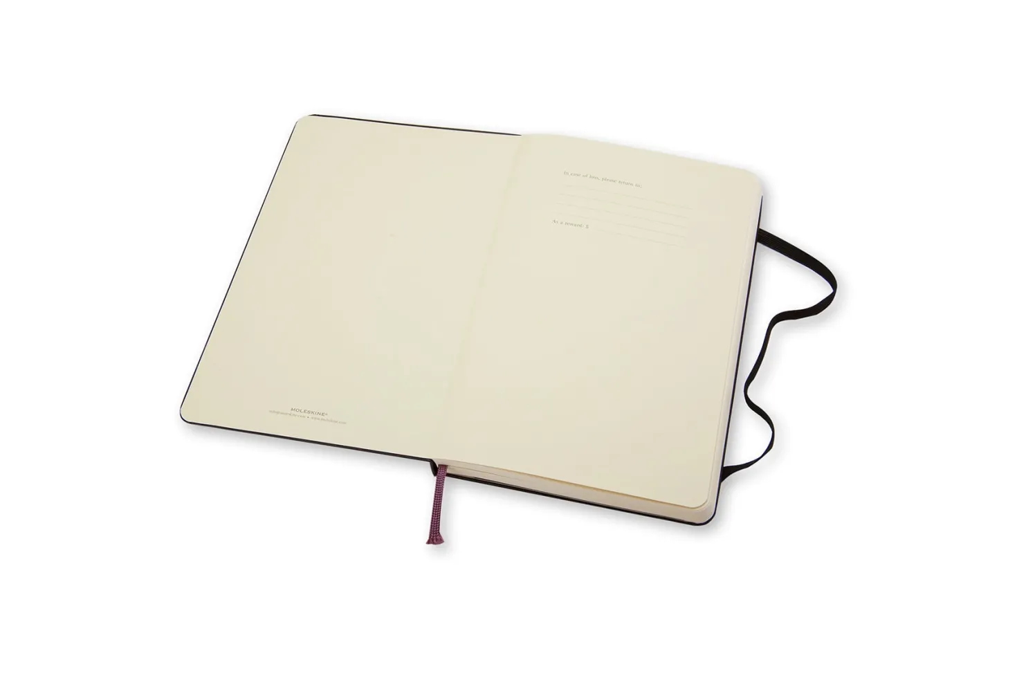 Anteckningsbok Moleskine Hard Pocket Olinjerad, svart, 9x14 cm