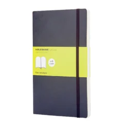 Anteckningsbok Moleskine Soft Large olinjerad, svart, 192 sidor