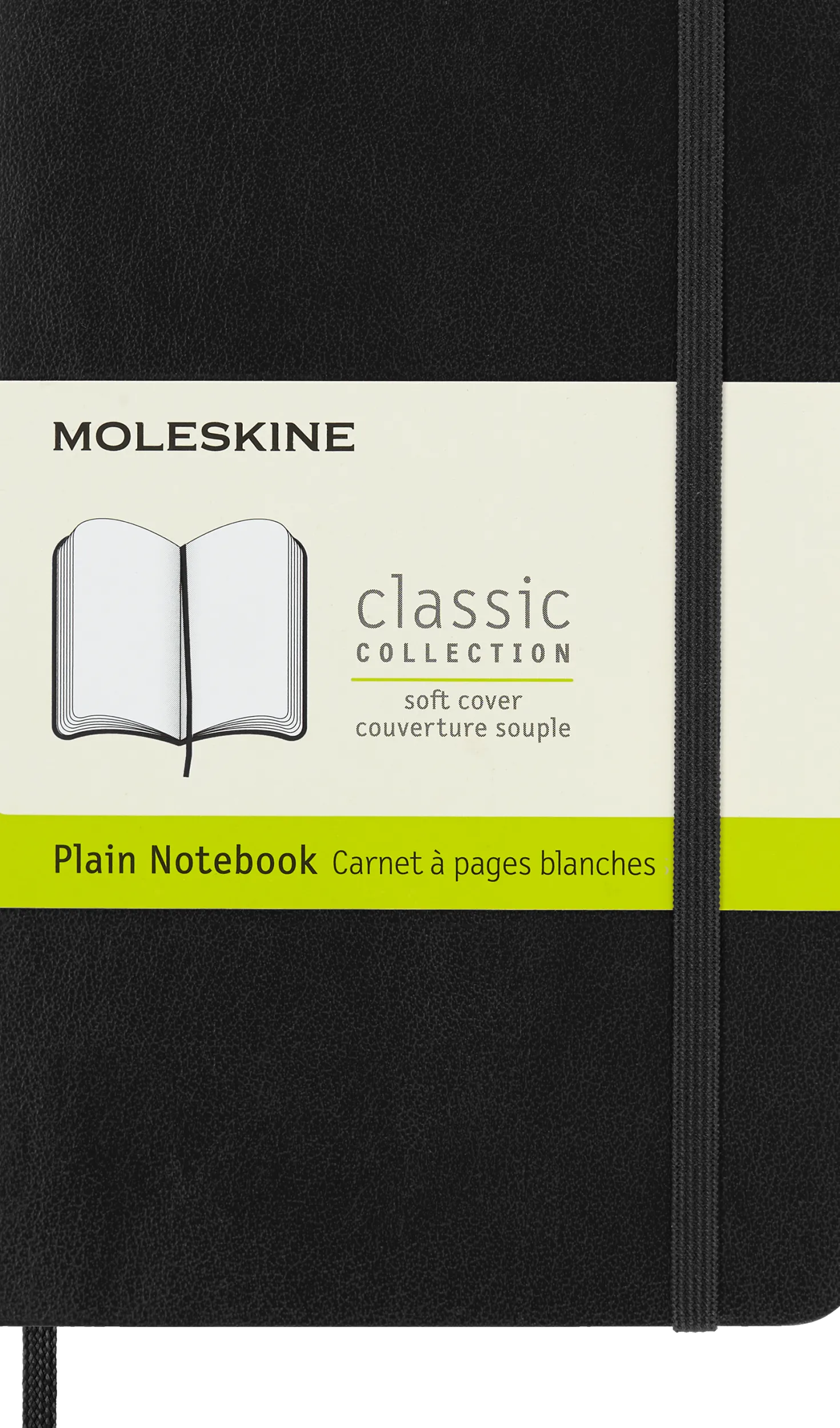 Anteckningsbok Moleskine Soft Pocket, olinjerad, svart, 192 sidor