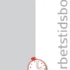 Arbetstidsbok Burde A5, häftad, 32 sidor