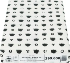 Arkivpapper Svenskt Arkiv A4 100g, RISE-certifierat, 500 ark