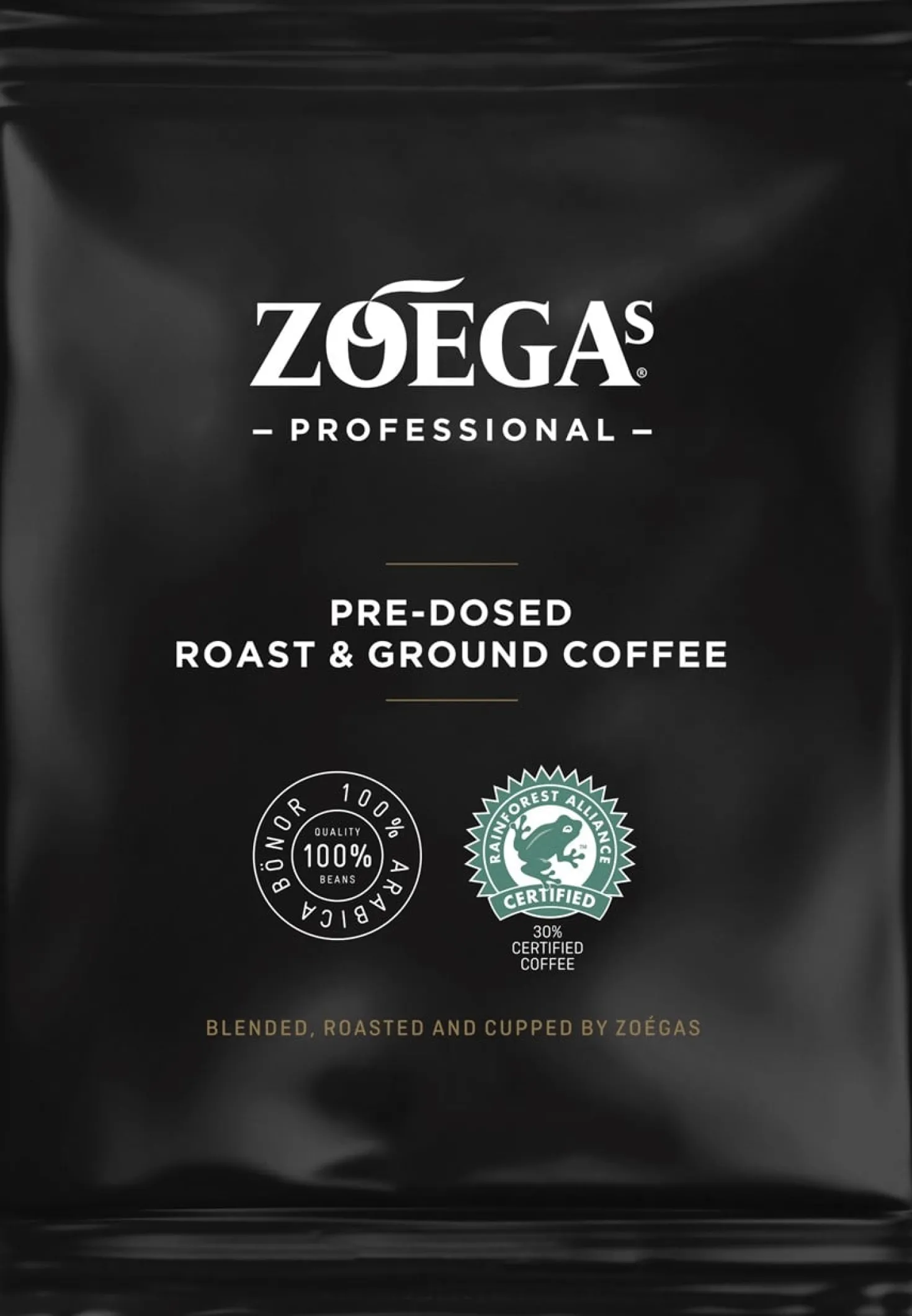 Automatmalet Kaffe Zoega Dark Zenith Mörkrost, 50x110g
