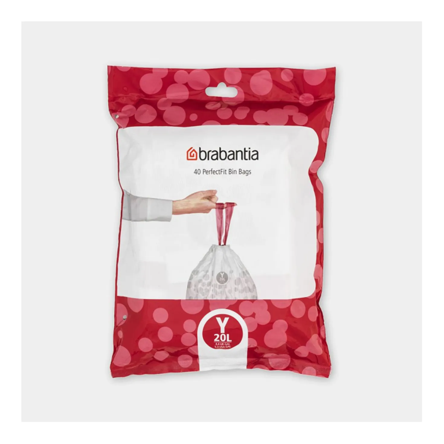 Avfallspåse Brabantia PerfectFit Y, 20 liter