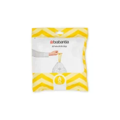 Avfallspåse Brabantia Perfectfit A, 3 liter, 40 st per rulle