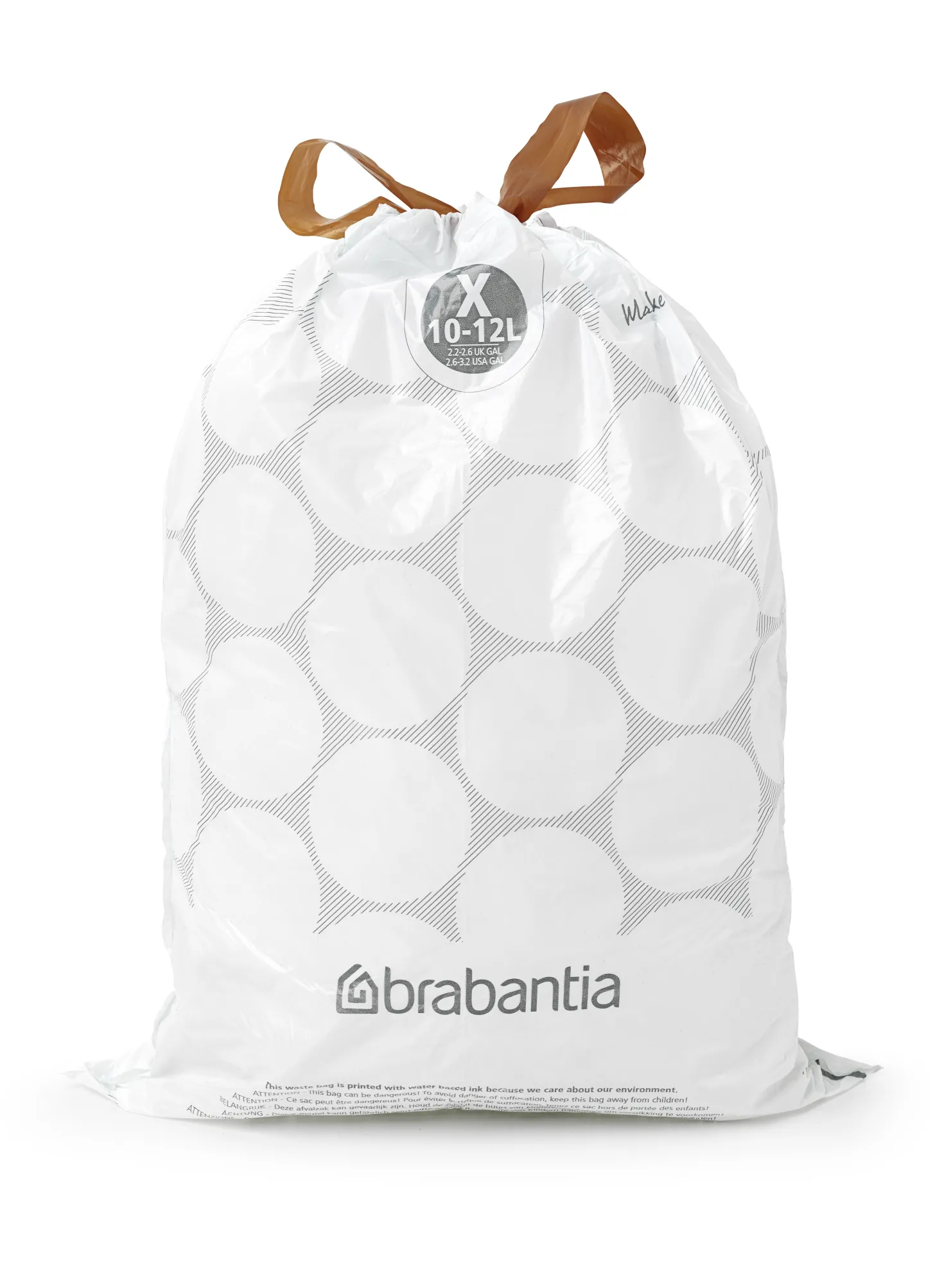 Avfallspåse Brabantia PerfectFit X, 10-12 liter per rulle