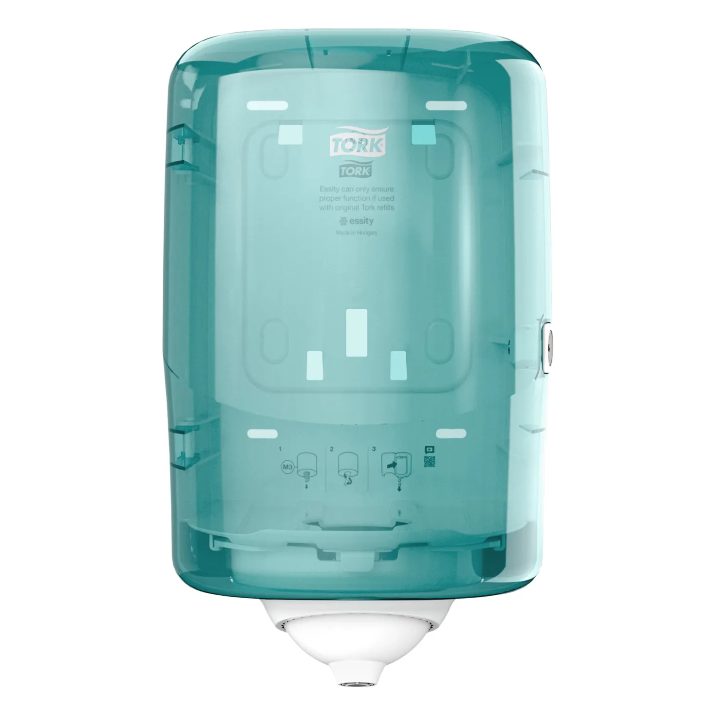 Avtorkningspapper Tork Reflex Plus M3 Centrummatat, vit, 9 rullar