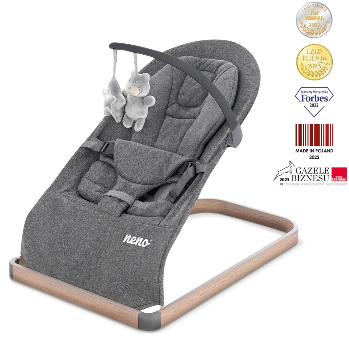 Babysitter NENO Chiaro Grafit, 0-9 mån, max 9 kg