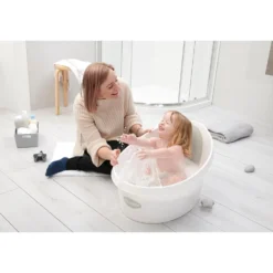 Badbalja SHNUGGLE Barn White/Grey, från 12 månader