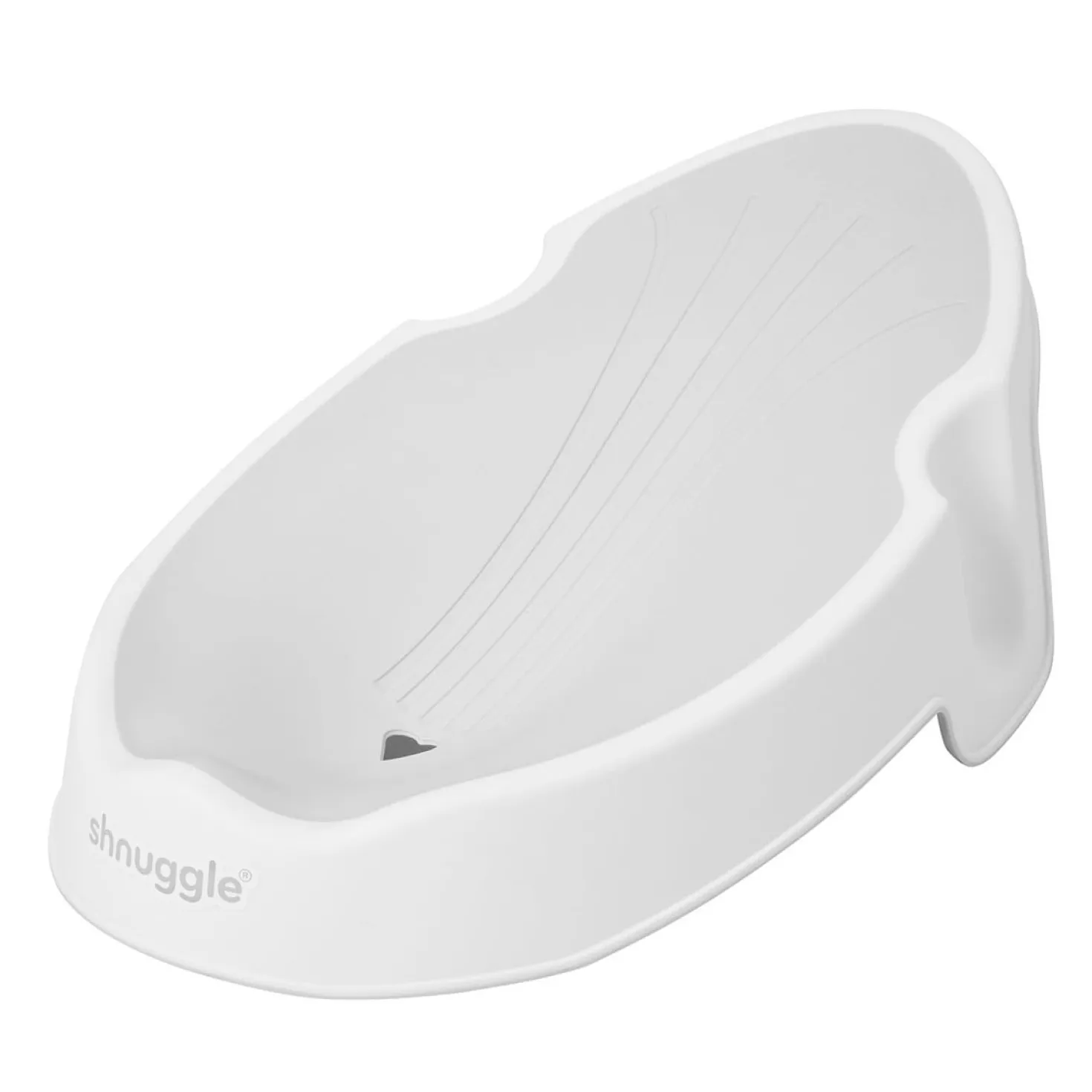 Badstöd SHNUGGLE Newborn Support, vit/grå, 0-6 mån