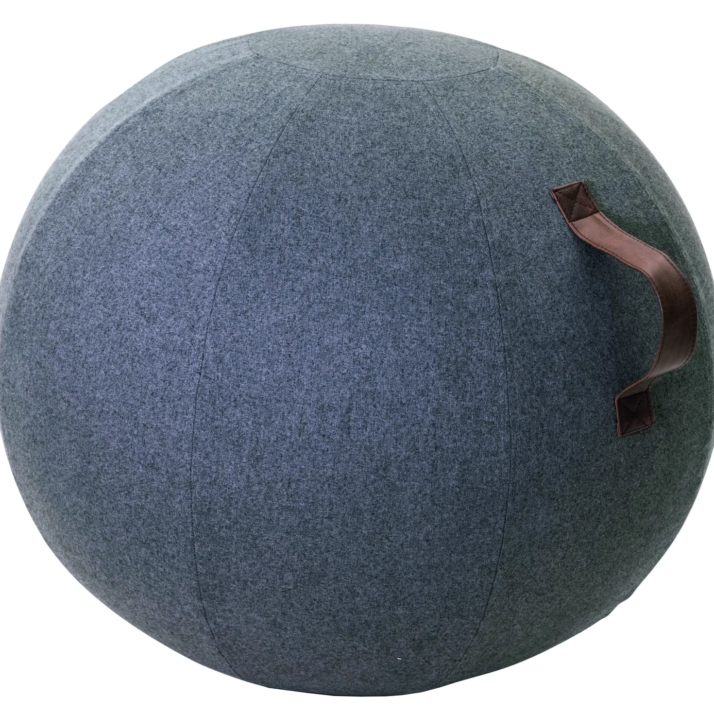Balansboll JobOut Design, mörkgrå filt, Ø 65 cm