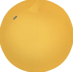 Balansboll Leitz Cosy Ergo, Ø 65 cm, gul, pump ingår