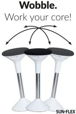 Balansstol Lanab Sun-Flex Active, ergonomisk, utan ryggstöd