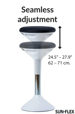 Balansstol Lanab Sun-Flex Active, ergonomisk, utan ryggstöd