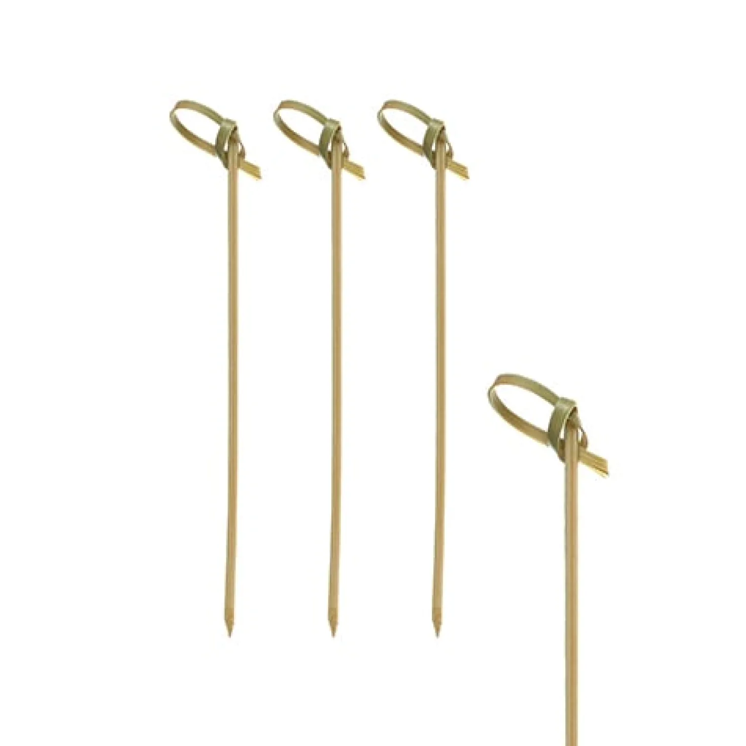 Bambuspett Papstar Knot med knut, 10 cm, 250 st