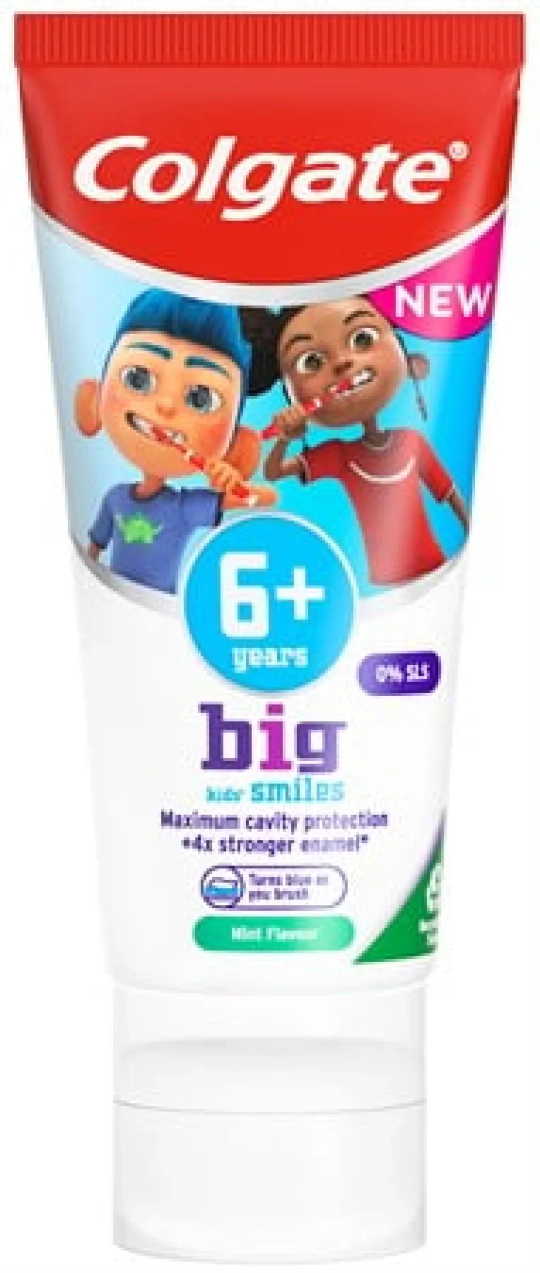 Barntandkräm Colgate Big Kids Smiles 6+ år, 1450 ppm fluorid, 50 ml