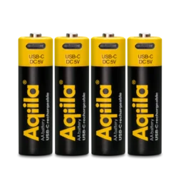 Batteri Aqiila Powerbird Rechargeable USB-C AA, 4 st