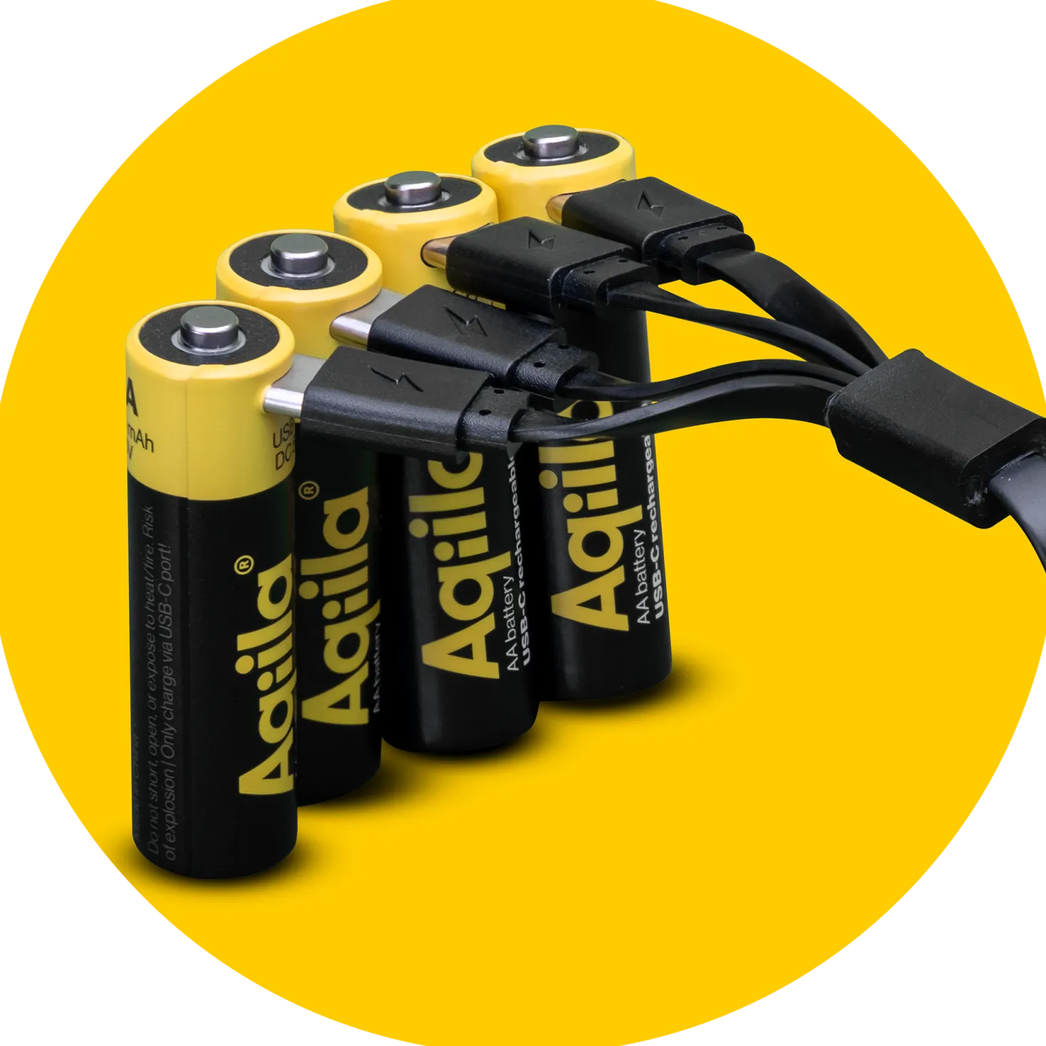 Batteri Aqiila Powerbird Rechargeable USB-C AA, 4 st