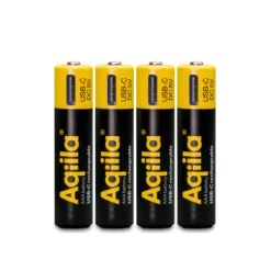 Batteri Aqiila Powerbird Rechargeable AAA, USB-C, 1,5V, 4 st