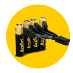 Batteri Aqiila Powerbird Rechargeable AAA, USB-C, 1,5V, 4 st