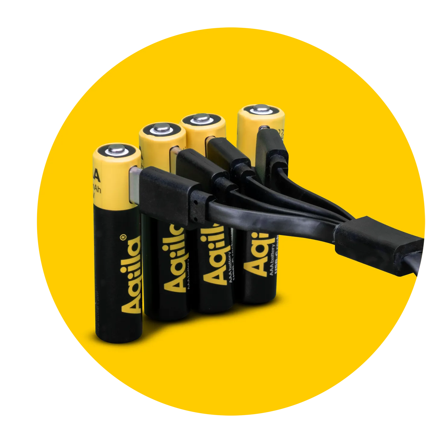 Batteri Aqiila Powerbird Rechargeable AAA, USB-C, 1,5V, 4 st