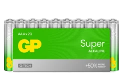 Batteri GP Super Alkaline AAA LR03, 1,5V, 20 st