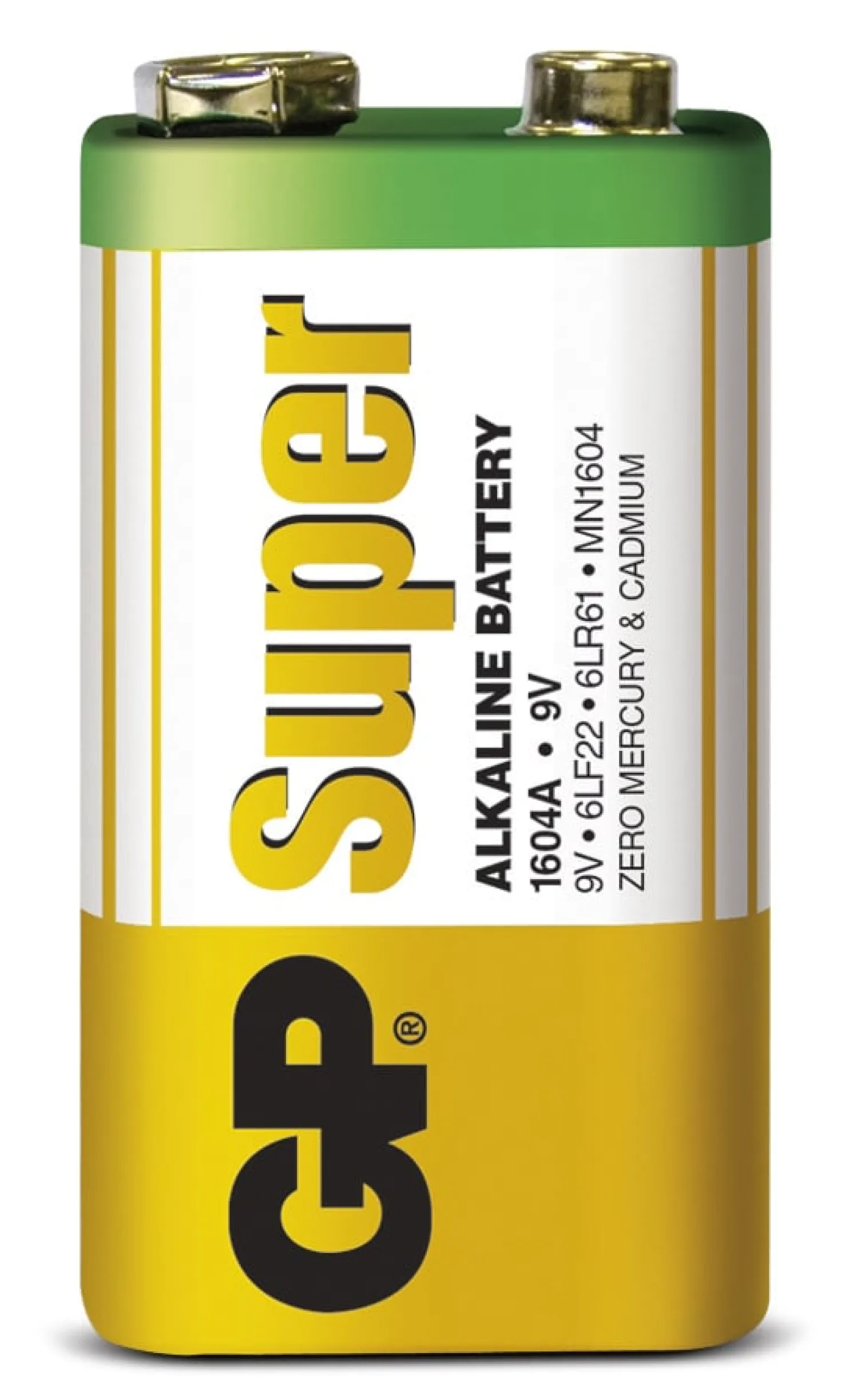 Batteri GP Super Alkaline 9V 6LF22