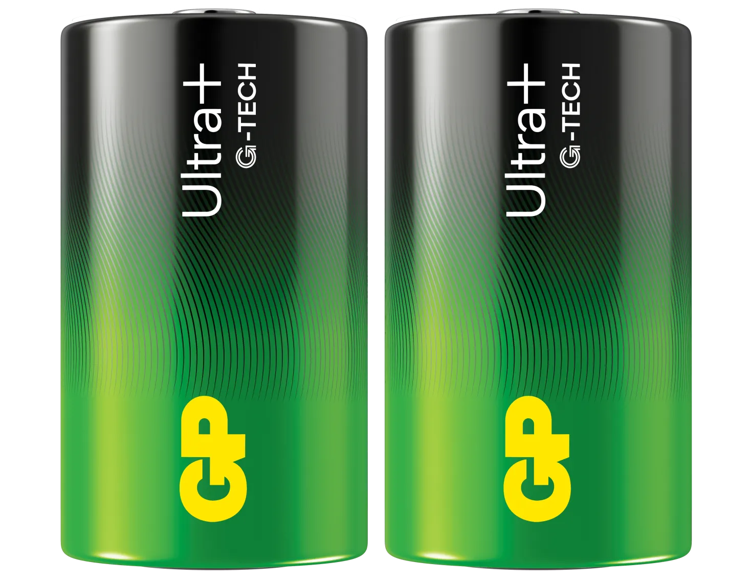 Batteri GP Ultra Plus Alkaline D LR20, 2 st