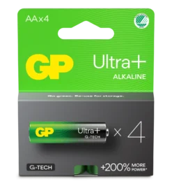 Batteri GP Ultra Plus Alkaline AA LR6, 1,5V, 4 st