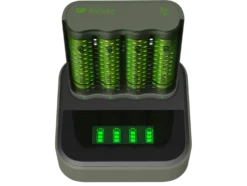 Batteriladdare GP ReCyko M451 + D451, inkl 4 AA-batterier